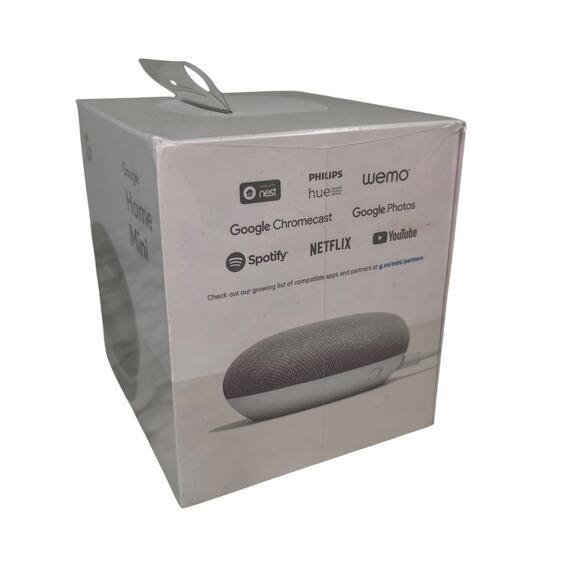 Google Home Mini Smart Speaker Google Assistant Chalk GA00210-US New - Picture 10 of 10